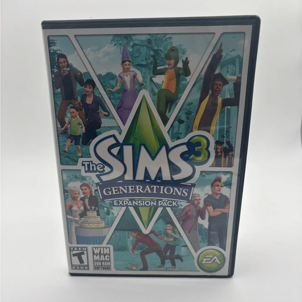The Sims 3 Generations Expansion Pack - - Black and Green